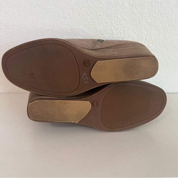 2/$30 Lucky Brand Suede Booties Tan Size 7 - Picture 6 of 12